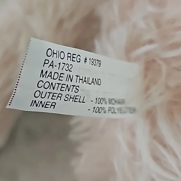 Vintage Annette Funicello mohair jointed plush stuffed Teddy Bear fuzzy 18-in - Picture 7 of 12